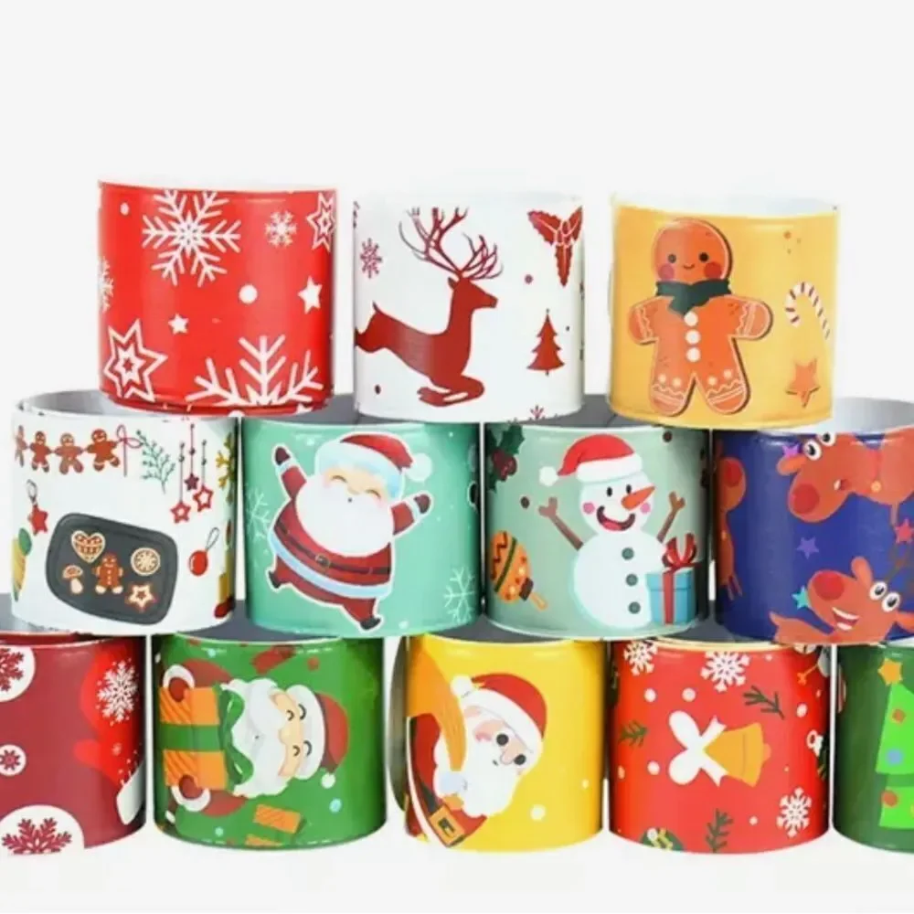 ‎CHRISTMAS SNAP BRACELETS, 4 pieces